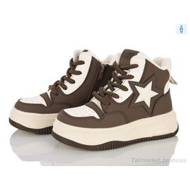 Черевики дитячі зручні Весна/осінь GC69 brown-beige (6 пар р.33-38) "Clibee-ShoSho" недорого оптом від прямого постачальника