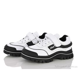 Кросівки дитячі модні Весна/осінь LC100 white-black (6 пар р.32-37) "Clibee-ShoSho" недорого оптом від прямого постачальника