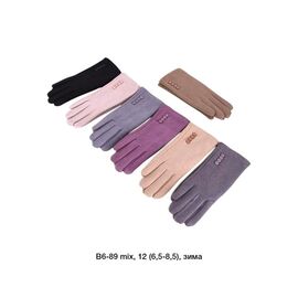 Фотография Перчатки утеплённые женские B6-89 mix р.6.5-8.5 "Descarrilado" недорого оптом от прямого поставщика