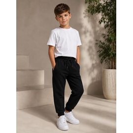 Штани дитячі спортивні на хлопчика ZA3731 black р.5-8 "Zayka" недорого оптом від прямого постачальника
