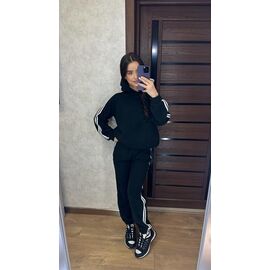 Фотография Костюм спортивный женский 105 black р.42-52 "VALENTINA" недорого оптом от прямого поставщика