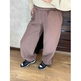 Фотография Штаны спортивные женские тёплые 302-2 beige р.42-56 "VALENTINA" недорого оптом от прямого поставщика