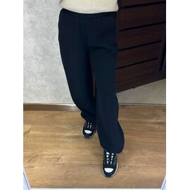 Фотография Штаны спортивные женские тёплые 302-2 black р.42-56 "VALENTINA" недорого оптом от прямого поставщика