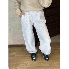Фотография Штаны спортивные женские тёплые 302-2 grey р.42-56 "VALENTINA" недорого оптом от прямого поставщика