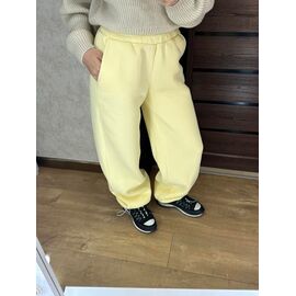 Фотография Штаны спортивные женские тёплые 302-2 yellow р.42-56 "VALENTINA" недорого оптом от прямого поставщика