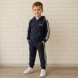 Костюм дитячий спортивний теплий на хлопчика PR1505 navy р.6-9 "Proschenko" недорого оптом від прямого постачальника