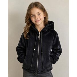 Фотография Куртка детская демисезонная на девочку PR1521 black р.116-134 "Proschenko" недорого оптом от прямого поставщика