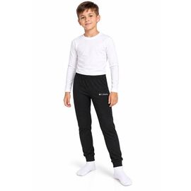 Штани дитячі спортивні зимові на хлопчика 0703 black р.128-152 "VICTORY" недорого оптом від прямого постачальника
