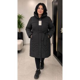 Куртка жіноча зимова 8806 black р.52-60 "Seven Group" недорого оптом від прямого постачальника