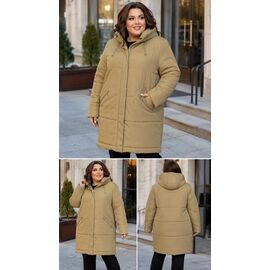 Куртка жіноча зимова 8808 beige р.52-60 "Seven Group" недорого оптом від прямого постачальника