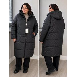 Куртка жіноча зимова 8809 black р.52-60 "Seven Group" недорого оптом від прямого постачальника