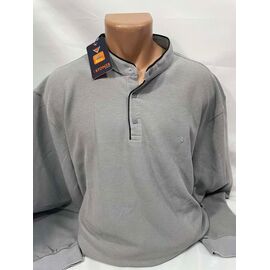 Фотография Свитер мужской SB2223 grey р.3XL-6XL "Sabihina" недорого оптом от прямого поставщика