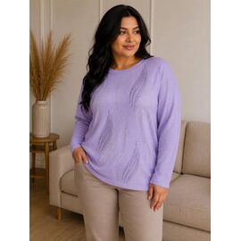 Светр жіночий 25511 lilac р.52-56 "Elena&Vika" недорого оптом від прямого постачальника