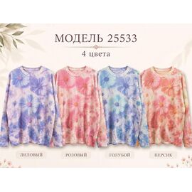 Светр жіночий 25533 l.blue р.50-56 "Elena&Vika" недорого оптом від прямого постачальника