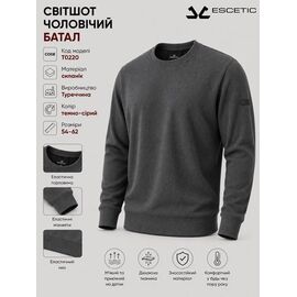 Фотография Свитер мужской AZ1243-T0220 grey р.M-3XL "REMAIN" недорого оптом от прямого поставщика