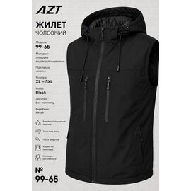Фотография Жилетка мужская AZ1285-99-65 black р.XL-5XL "REMAIN" недорого оптом от прямого поставщика