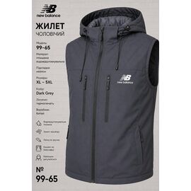 Фотография Жилетка мужская AZ1286-99-65 d.grey р.XL-5XL "REMAIN" недорого оптом от прямого поставщика