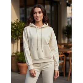 Худі жіноче 0719 l.beige р.44-50 "Katty" недорого оптом від прямого постачальника