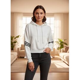 Худі жіноче 0719 white р.44-50 "Katty" недорого оптом від прямого постачальника