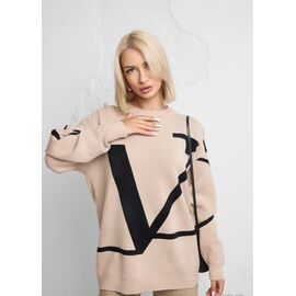 Светр жіночий 174 beige р.48-52 "Katty" недорого оптом від прямого постачальника