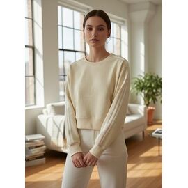 Светр жіночий 291002 l.beige р.42-48 "Katty" недорого оптом від прямого постачальника