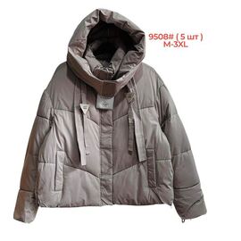 Куртка жіноча зимова 8508 beige р.M-2XL "Katty" недорого оптом від прямого постачальника