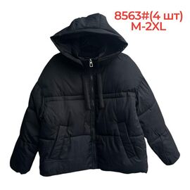 Куртка жіноча зимова 8563 black р.M-2XL "Katty" недорого оптом від прямого постачальника