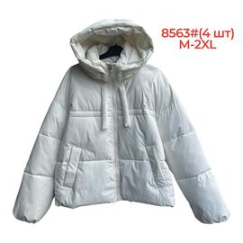 Куртка жіноча зимова 8563 white р.M-2XL "Katty" недорого оптом від прямого постачальника