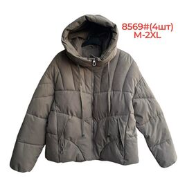 Куртка жіноча зимова 8569 beige р.M-2XL "Katty" недорого оптом від прямого постачальника