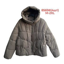 Куртка жіноча зимова 8569 grey р.M-2XL "Katty" недорого оптом від прямого постачальника