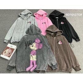 Кофта спортивна жіноча тепла BD101270 mix р.46-50 "Dorimodes" недорого оптом від прямого постачальника
