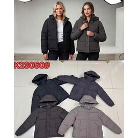 Фотография Куртка женская зимняя K23050 l.grey р.M-2XL "Dorimodes" недорого оптом от прямого поставщика