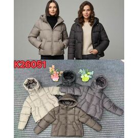 Фотография Куртка женская зимняя K26051 khaki р.M-2XL "Dorimodes" недорого оптом от прямого поставщика