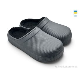 Сабо чоловічі Зима 610(018) сірий (8 пар р.37-40) "Rai shoes" недорого оптом від прямого постачальника