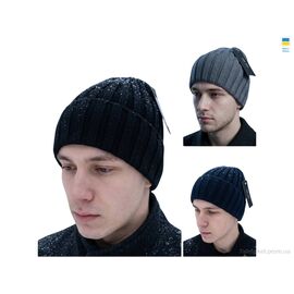 Фотография Шапка мужская Зима 1102 mix (4 шт. р.сетка 56-60) "Mabi" недорого оптом от прямого поставщика