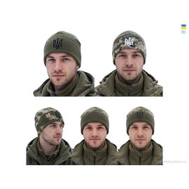 Фотография Шапка мужская Зима 1116 мілітарі (полар) mix (5 шт. р.сетка 56-60) "Mabi" недорого оптом от прямого поставщика