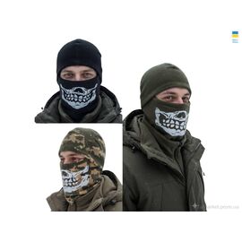 Балаклава чоловіча Зима 1119 мілітарі (полар) mix (5 шт. р.сітка56-60) "Mabi" недорого оптом від прямого постачальника