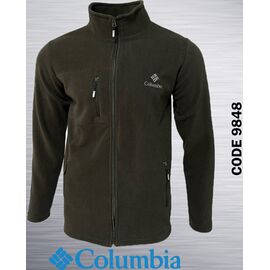 Кофта спортивна чоловіча 9848-3 khaki р.3XL-7XL "REMAIN" недорого оптом від прямого постачальника