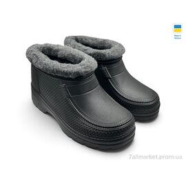 Фотография Галоши мужские зима M1 чорний (6 пар р.41-46) "Rai shoes" недорого оптом от прямого поставщика