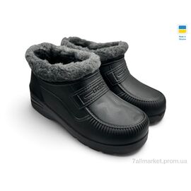 Фотография Галоши мужские зима M7 чорний (6 пар р.41-46) "Rai shoes" недорого оптом от прямого поставщика