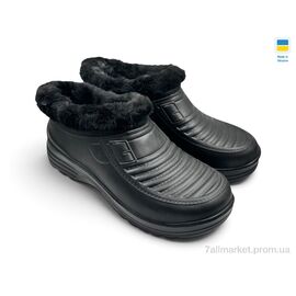 Фотография Галоши мужские зима B11 чорний (6 пар р.41-46) "Rai shoes" недорого оптом от прямого поставщика
