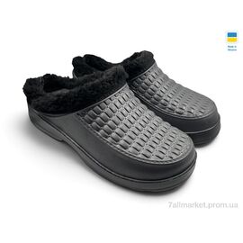 Сабо чоловічі Зима M5 сірий (6 пар р.41-46) "Rai shoes" недорого оптом від прямого постачальника