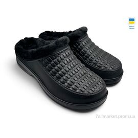 Сабо чоловічі Зима M5 чорний (6 пар р.41-46) "Rai shoes" недорого оптом від прямого постачальника