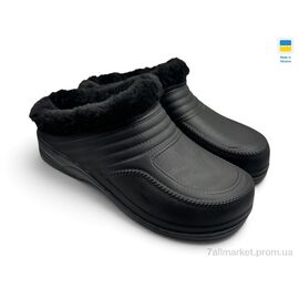 Сабо чоловічі Зима M3 чорний (6 пар р.41-45) "Rai shoes" недорого оптом від прямого постачальника