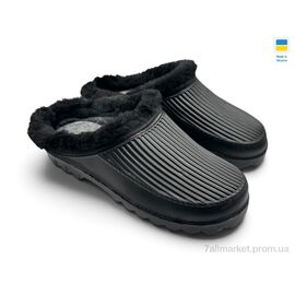 Сабо чоловічі Зима B15 чорний (6 пар р.41-46) "Rai shoes" недорого оптом від прямого постачальника