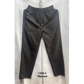 Фотография Штаны спортивные мужские 1420-4 black р.48-58 "WELL" недорого оптом от прямого поставщика