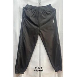 Фотография Штаны спортивные мужские 1420-5 black р.48-58 "WELL" недорого оптом от прямого поставщика