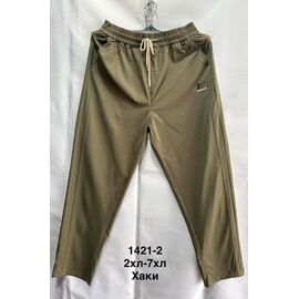 Фотография Штаны спортивные мужские 1421-2 khaki р.48-58 "WELL" недорого оптом от прямого поставщика