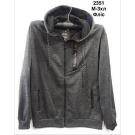 Фотография Кофта спортивная мужская 2351 d.grey р.M-3XL "WELL" недорого оптом от прямого поставщика