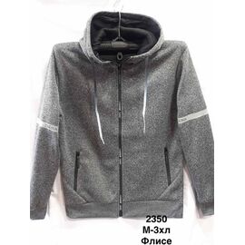 Фотография Кофта спортивная мужская 2530 grey р.M-3XL "WELL" недорого оптом от прямого поставщика